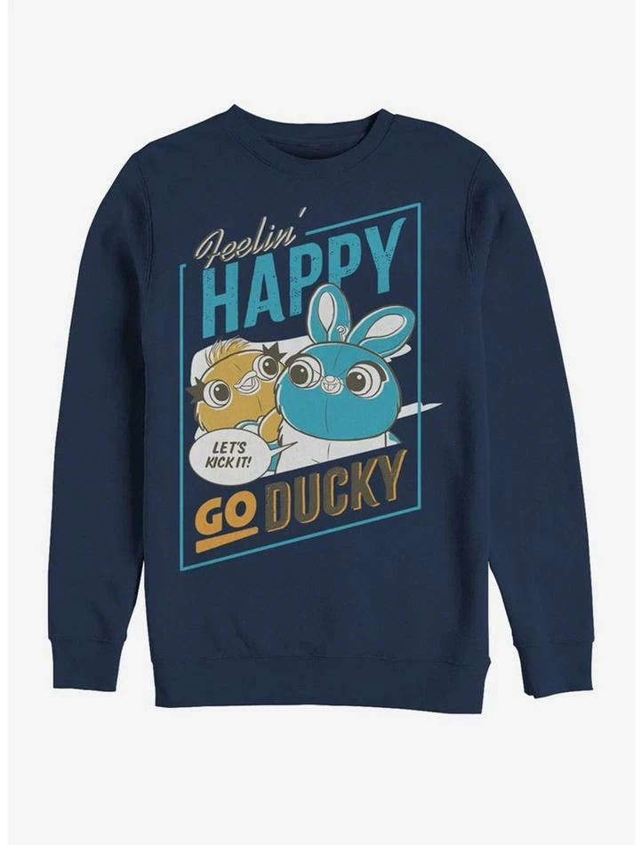 Cheap π― Disney Pixar Toy Story 4 Happy Go Ducky Navy Blue Sweatshirt π 1 Cheap π― Disney Pixar Toy Story 4 Happy Go Ducky Navy Blue Sweatshirt π