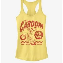 Best deal ⌛ Disney Pixar Toy Story 4 The Greatest Stuntman 🔥 Girls Banana Yellow Tank Top ⌛