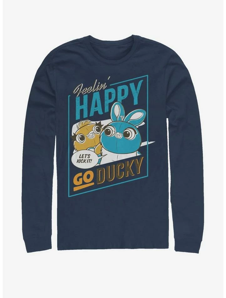 Top 10 😀 Disney Pixar Toy Story 4 Happy Go Ducky Navy Blue Long-Sleeve T-Shirt ⭐ 1 Top 10 😀 Disney Pixar Toy Story 4 Happy Go Ducky Navy Blue Long-Sleeve T-Shirt ⭐