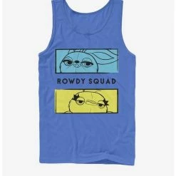 Discount ✨ Disney Pixar Toy Story 4 Rowdy Boxes Royal Blue Tank Top 🛒