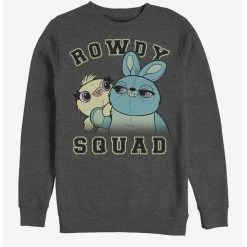 Outlet ❤️ Disney Pixar Toy Story 4 Rowdy Squad Charcoal Heathered Sweatshirt 😀
