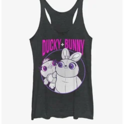 Budget ❤️ Disney Pixar Toy Story 4 Heavy Metal Buds ❤️ Girls Heathered Tank Top ⭐