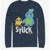 Top 10 🌟 Disney Pixar Toy Story 4 Stuck With Us Navy Blue Long-Sleeve T-Shirt 😉