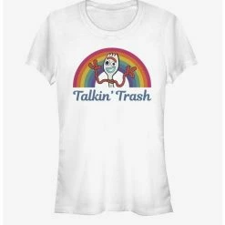 New 🧨 Disney Pixar Toy Story 4 Talkin' Trash Girls White T-Shirt 🥰
