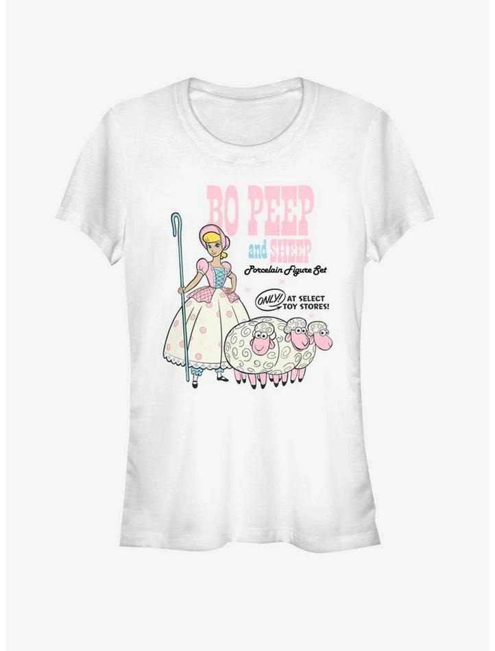 Best Pirce π Disney Pixar Toy Story 4 Bo Peep And Sheep Girls White T-Shirt π€© 1 Best Pirce π Disney Pixar Toy Story 4 Bo Peep And Sheep Girls White T-Shirt π€©