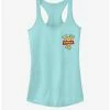 Buy 💯 Disney Pixar Toy Story 4 Chest Color Logo ❤️ Girls Cancun Blue Tank Top ✨