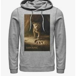 Best Sale 💯 Disney The Lion King 2019 Simba Poster Heathered Hoodie 🎉