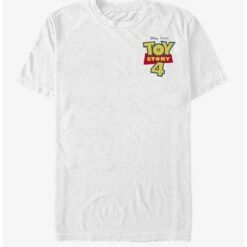 Outlet 🧨 Disney Pixar Toy Story 4 Chest Color Logo T-Shirt ✔️