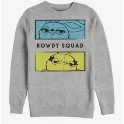 Top 10 🤩 Disney Pixar Toy Story 4 Rowdy Boxes Heathered Sweatshirt ⭐