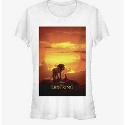 Wholesale ⭐ Disney The Lion King 2019 Pride Rock Poster 🔔 Girls White T-Shirt 🛒