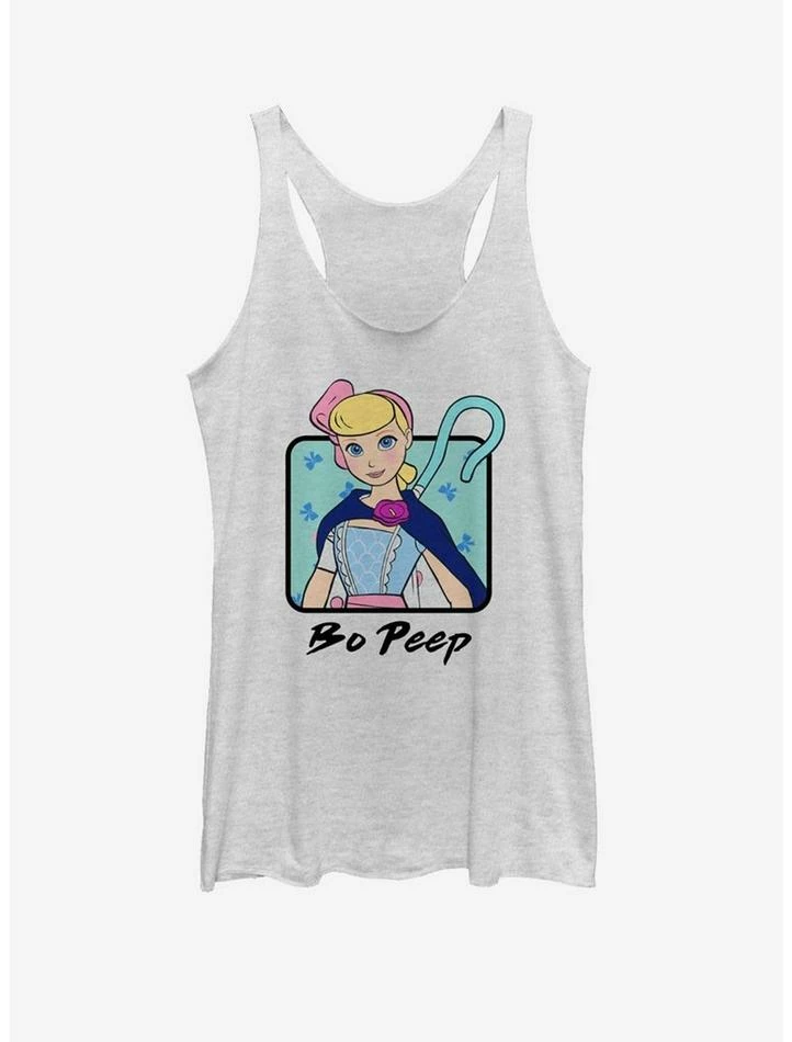 Flash Sale ๐ Disney Pixar Toy Story 4 Bo Peep Cloak Girls White Heathered Tank Top ๐ 1 Flash Sale ๐ Disney Pixar Toy Story 4 Bo Peep Cloak Girls White Heathered Tank Top ๐