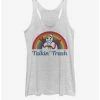 Deals 🛒 Disney Pixar Toy Story 4 Talkin' Trash Girls White Heathered Tank Top 😍