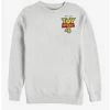 Best deal ✔️ Disney Pixar Toy Story 4 Chest Color Logo White Sweatshirt ✨