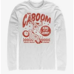 Cheapest 👍 Disney Pixar Toy Story 4 The Greatest Stuntman White Long-Sleeve T-Shirt ✨