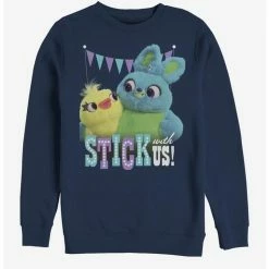 Wholesale ⌛ Disney Pixar Toy Story 4 Stick With Us Navy Blue Sweatshirt 🎉