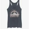 Discount 👍 Disney Pixar Toy Story 4 Rain Bo Peep Girls Navy Blue Heathered Tank Top 🌟