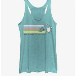 Top 10 ✨ Disney Pixar Toy Story 4 Which Way To Fun 💯 Girls Tahiti Blue Tank Top ✔️