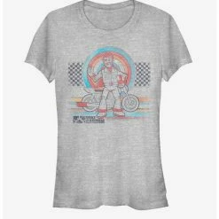 Promo ⭐ Disney Pixar Toy Story 4 Ride 4 Lyfe 🎁 Girls Heathered T-Shirt ⌛