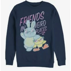 Coupon 🔥 Disney Pixar Toy Story 4 Friends Sketch Navy Blue Sweatshirt 👏