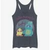Discount ❤️ Disney Pixar Toy Story 4 Ducky Bunny Pastel 🤩 Girls Navy Blue Heathered Tank Top 🌟