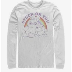 Outlet ✔️ Disney Pixar Toy Story 4 Rainbow Pals White Long-Sleeve T-Shirt 🛒