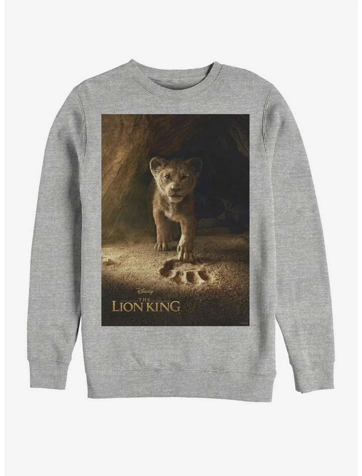 Cheap π Disney The Lion King 2019 Simba Poster Heathered Sweatshirt π 1 Cheap π Disney The Lion King 2019 Simba Poster Heathered Sweatshirt π