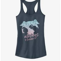 New 😀 Disney Aladdin Always And Forever Girls Tank 🤩