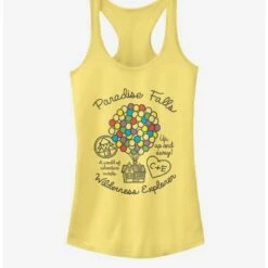 Outlet 🛒 Disney Pixar Up Line Art 🌟 Girls Tank ❤️