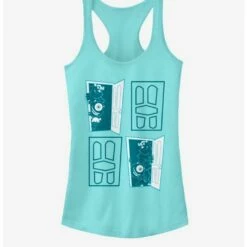 Cheapest ⌛ Disney Pixar Monsters Inc. Four Door Girls Tank 🛒