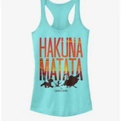 Outlet ⌛ Disney The Lion King Sunset Matata 🛒 Girls Tank ⌛