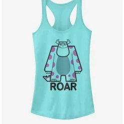Best Pirce ⭐ Disney Pixar Monsters Inc. Kitty Lines ❤️ Girls Tank ✔️