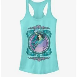 Best Pirce ⭐ Disney Mulan Stained Glass Girls Tank 🔥