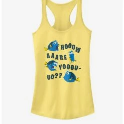 Best Pirce 🥰 Disney Pixar Finding Dory How Are You Girls Tank ✔️