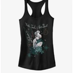 Outlet ✨ Disney Tinker Bell Tink in Fairy Land 🔔 Girls Tank 😉