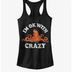 Promo ✨ Disney Pixar Finding Dory I'm Ok With Crazy 🎉 Girls Tank 🎁