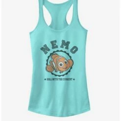 Coupon 😉 Disney Pixar Finding Dory Nemo Varsity Girls Tank 🎁