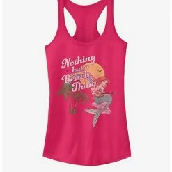 Best Pirce 👏 Disney The Little Mermaid Nothing But a Beach Thing 🛒 Girls Tank ✔️
