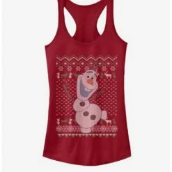 Discount ✨ Disney Frozen Olaf Celebration 💯 Girls Tank 🔥