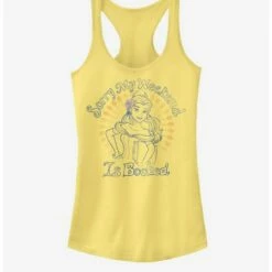 Outlet 🔥 Disney Beauty and the Beast No Smile Girls Tank ❤️