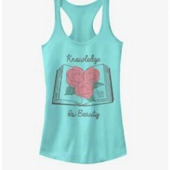 Brand new 👍 Disney Beauty and the Beast Knowledge Is Beauty Girls Tank 😍