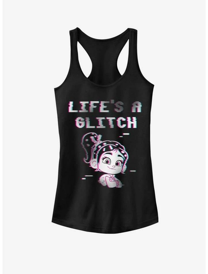 Best Pirce ❤️ Disney Wreck-It Ralph Glitch Life ✔️ Girls Tank ⌛ 1 Best Pirce ❤️ Disney Wreck-It Ralph Glitch Life ✔️ Girls Tank ⌛