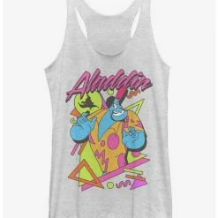 New 🎁 Disney Aladdin Retro Genie Girls Tank 👍