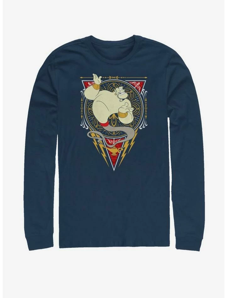 Promo 🤩 Disney Aladdin Magic Wishes Long-Sleeve T-Shirt 🧨 1 Promo 🤩 Disney Aladdin Magic Wishes Long-Sleeve T-Shirt 🧨