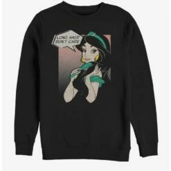 Best Sale ⌛  Disney Aladdin Jasmine Long Hair Don't Care Sweatshirt 🤩
