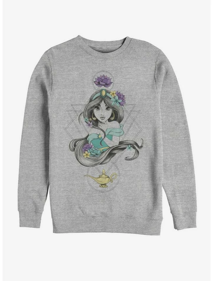 Cheap 🥰 Disney Aladdin Colorful Boho Jasmine Sweatshirt 🌟 1 Cheap 🥰 Disney Aladdin Colorful Boho Jasmine Sweatshirt 🌟