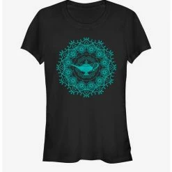 Budget ✔️ Disney Aladdin Lamp Mandala 🤩 Girls T-Shirt 🎁
