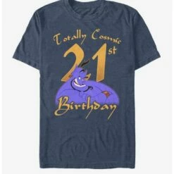 Flash Sale ⭐ Disney Aladdin Genie ❤️ Birthday 21 T-Shirt 👏