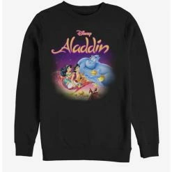 New 🔔 Disney Aladdin Aladdin VHS Sweatshirt ⌛