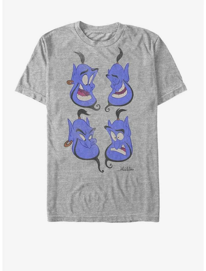 Best Sale 🌟 Disney Aladdin Genie Faces T-Shirt 🥰 1 Best Sale 🌟 Disney Aladdin Genie Faces T-Shirt 🥰