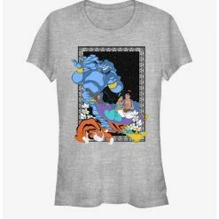Hot Sale ✨ Disney Aladdin Poster in the Lamp 😍 Girls T-Shirt 🥰